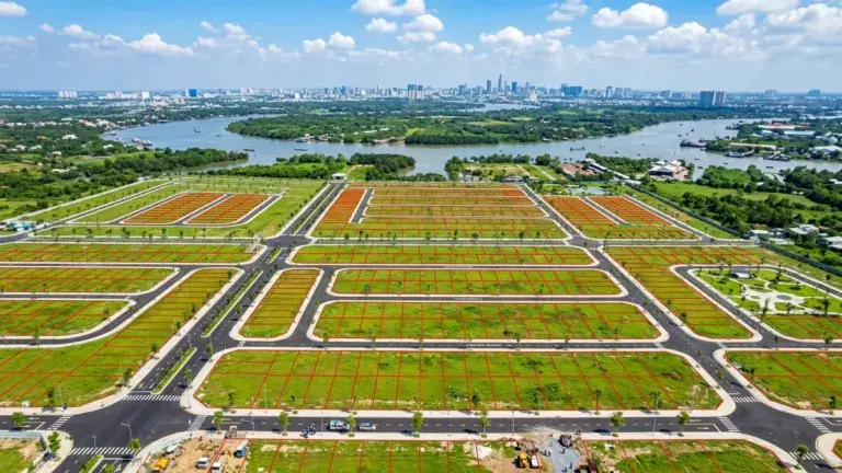 Quy hoạch phân lô đất nền sổ đỏ Nam Sài Gòn Cần Giuộc Bình Chánh