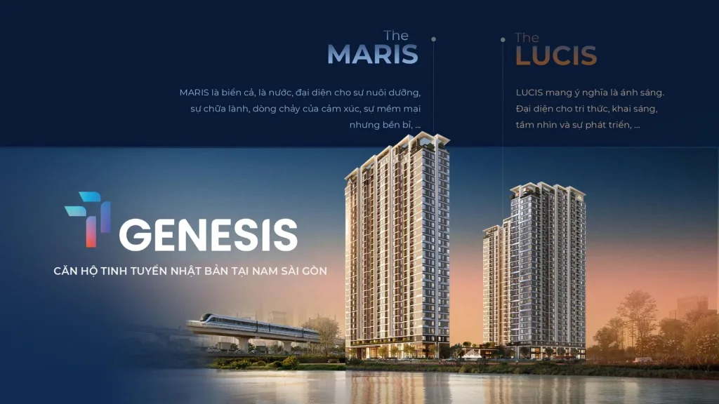 Dự án TT Genesis Đào Sư Tích Nhà Bè: Bảng Giá & Ưu Đãi 2026 | Phối cảnh kiến trúc 2 tháp đôi tại dự án TT Genesis Nhà Bè