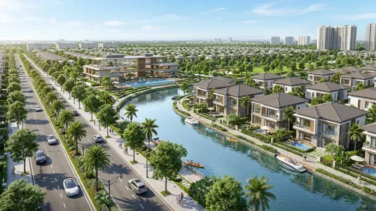 Biệt thự nhà vườn sinh thái ven sông kênh rạch Nam Sài Gòn
