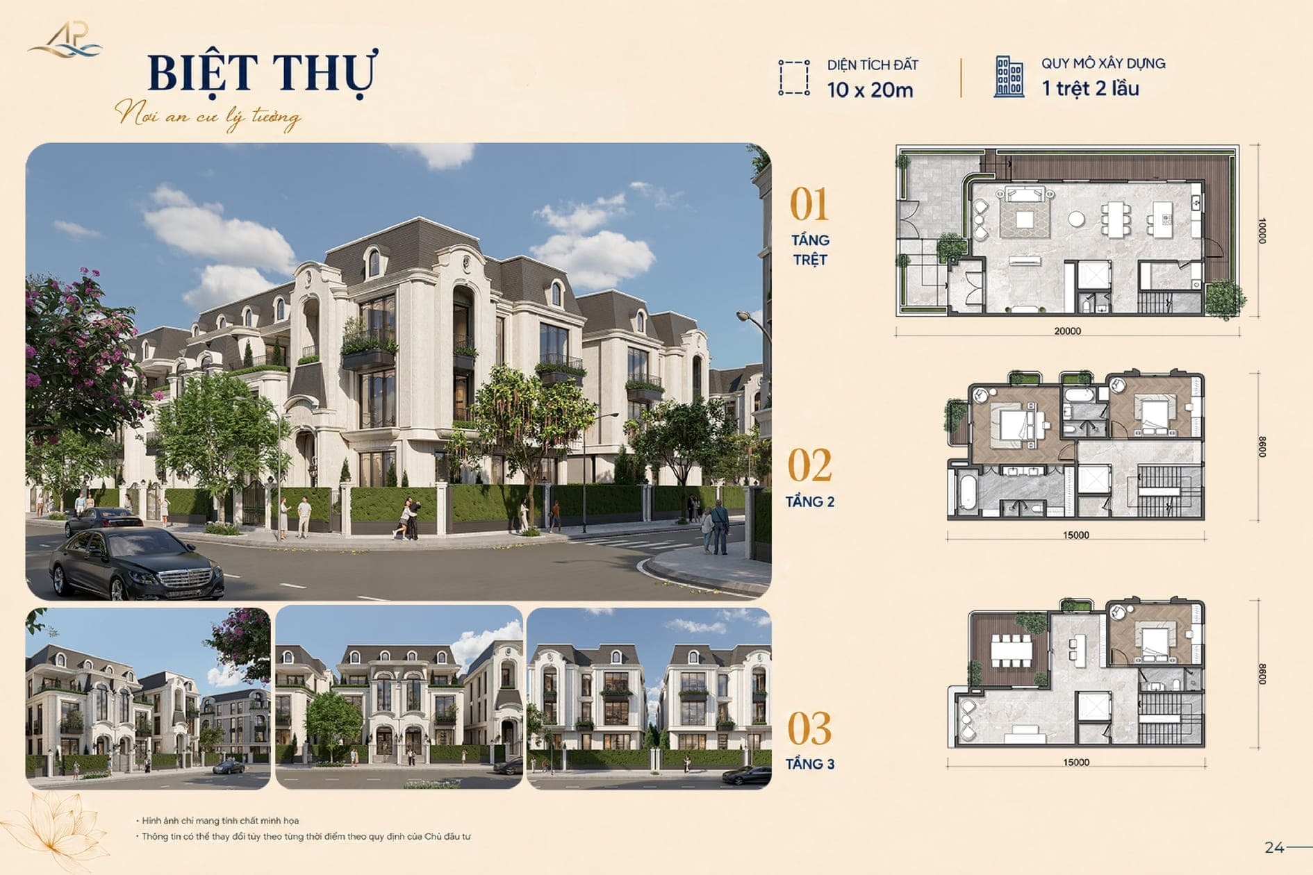 Dự Án An Phước Riverside Cần Giuộc: Bảng Giá, Vị Trí & Pháp Lý 2026 | Văn Lực Land Phối cảnh thiết kế biệt thự nhà vườn ven sông sang trọng tại An Phước Riverside