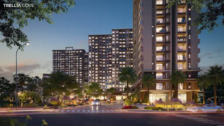 Cổng chào an ninh khép kín compound Trellia Cove Mizuki Park