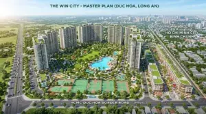 Dự Án The Win City Long An: Bảng Giá, Vị Trí & Pháp Lý 2026 - Phối cảnh tổng thể