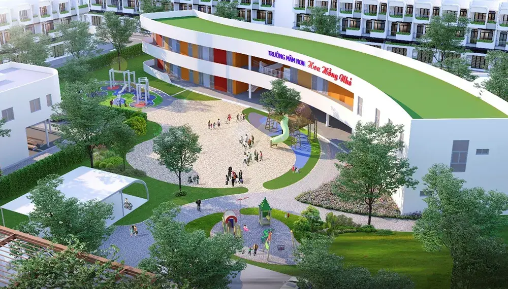 Đánh Giá Dự Án The 826EC Long Hậu: Pháp Lý Sổ Đỏ & Tiềm Năng Đón Tuyến 826E Mở Rộng 40m | Văn Lực Land Hình ảnh thực tế hạ tầng hoàn thiện dự án The 826EC