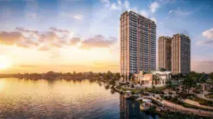 Không gian cảnh quan ven sông tòa tháp Gali Khải Hoàn Prime